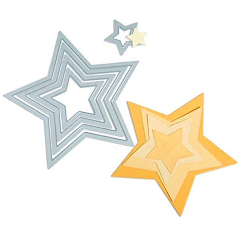 Sizzix Framelits Die Set PK Stars