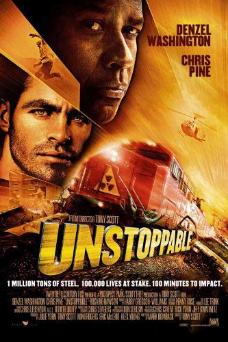 Unstoppable Movie Poster (x Inches cm x cm) () Swiss Style B (Denzel Washington)(Chris Pine)(Rosario Dawson)(Ethan Suplee)(Kevin Dunn)(Kevin Corrigan)