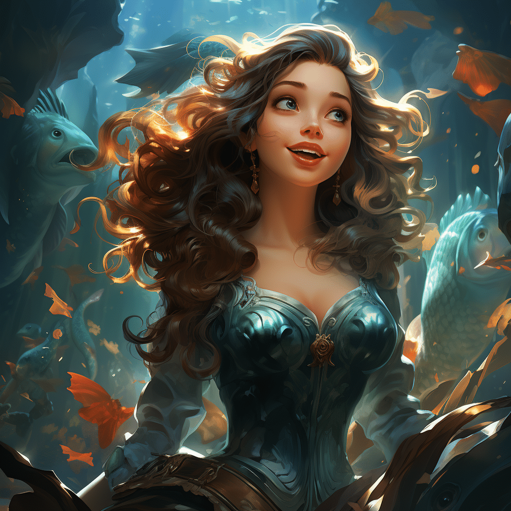 Flounder the Little Mermaid