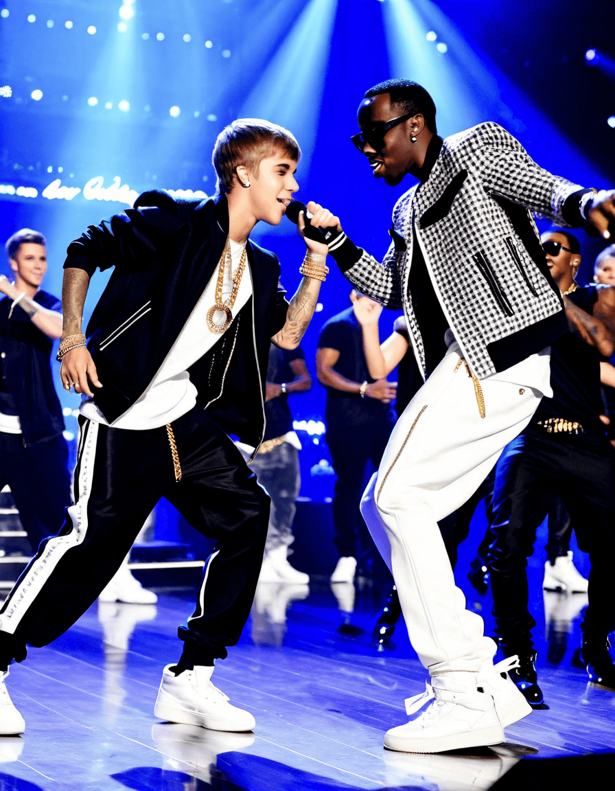 Justin Bieber and Benny Blanco