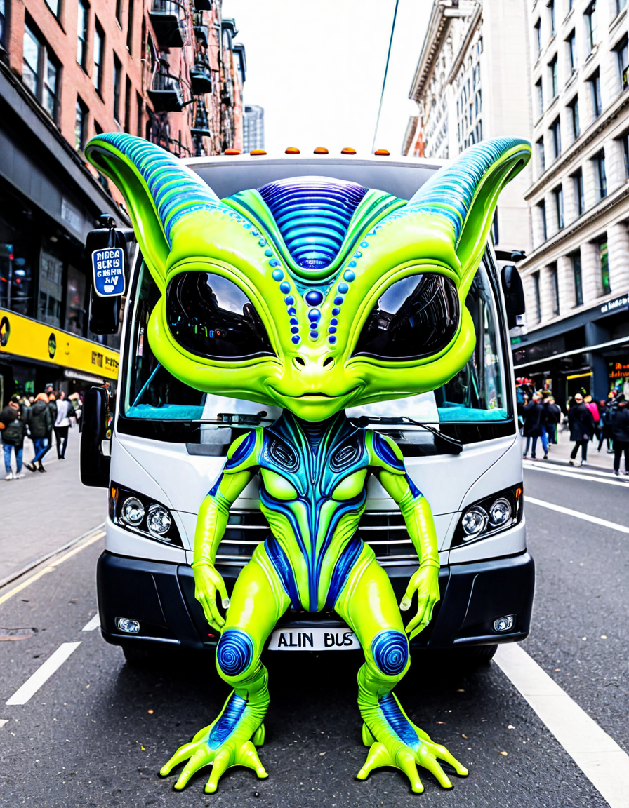 Best Baby Alien Fan Bus Video